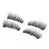 Three Magnet False Eyelashes Handmade Naturally Realistic Quick Paste Reuse 3D Magnetic False Eyelashes - Image 4