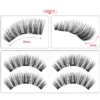 Three Magnet False Eyelashes Handmade Naturally Realistic Quick Paste Reuse 3D Magnetic False Eyelashes - Image 8