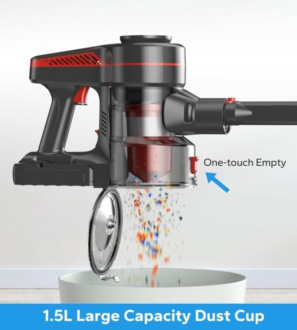 ORFELD Cordless Vacuum Cleaner Stick Vacuum 26Kpa 45Mins 1.5L Lightweight A16 - Image 8