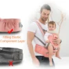 Ergonomic Baby Carrier Multifunction Four-season & Breathable Infant Newborn Comfortable Carrier Sling Backpack Kid Carriage - Image 8