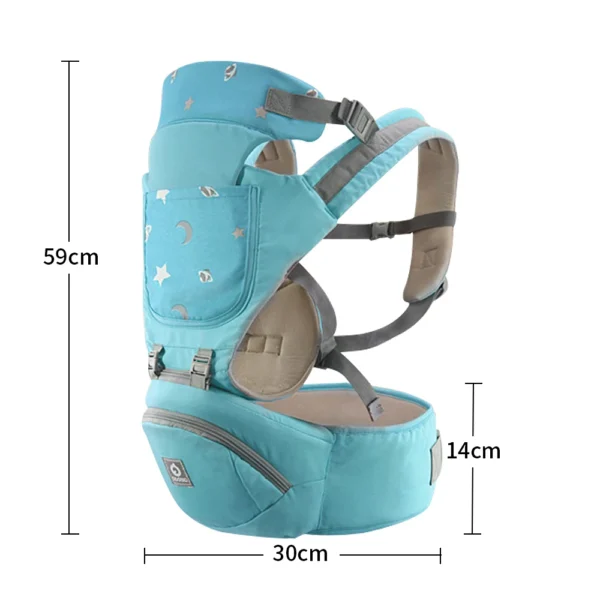 Ergonomic Baby Carrier Multifunction Four-season & Breathable Infant Newborn Comfortable Carrier Sling Backpack Kid Carriage - Image 9