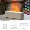 KINSCOTER Essential Oil Aroma Diffuser Flame Air Humidifier Ultrasonic Cool Mist Difusor with RGB Realistic Fire Night Light - Image 7