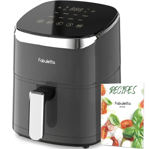 Air Fryer, Fabuletta 4.2QT Air Fryer Oven With 9 Customizable Cooking Programs,Tempered Glass Display, Dishwasher-Safe Nonstick - Image 11