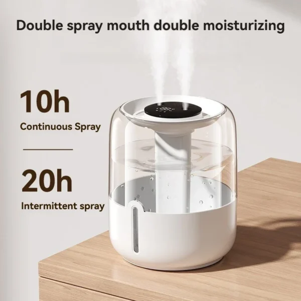 Xiaomi MIJIA 6.8L Large Capacity Humidifier USB Double Spray Low Noise Home Bedroom Office Night Light Essential Oil Diffuser - Image 7