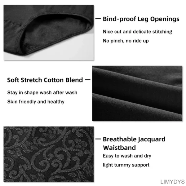 Cotton Underwear Women High Waist Lingerie For Ladies Briefs Tummy Control Panties C-Section Recovery XXXXL Plus Size Underpants - Image 8