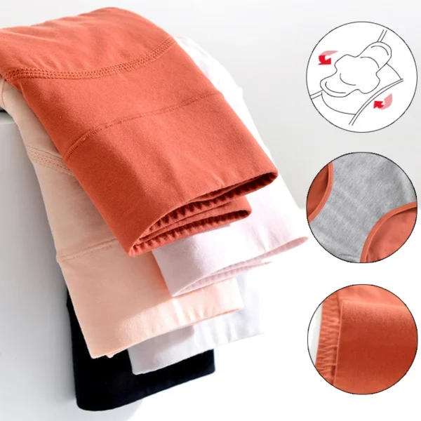 1PC Leakproof Cotton Panties for Menstruation High Waist Culotte Menstrual Panties Femme Culottes Menstruelle Bragas - Image 7