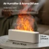KINSCOTER Essential Oil Aroma Diffuser Flame Air Humidifier Ultrasonic Cool Mist Difusor with RGB Realistic Fire Night Light - Image 5