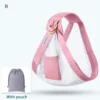 Baby Wrap Newborn Sling Dual Use Infant Nursing Cover Carrier Mesh Fabric Breastfeeding Carriers Up To 130 Lbs (0-36M) - Image 5