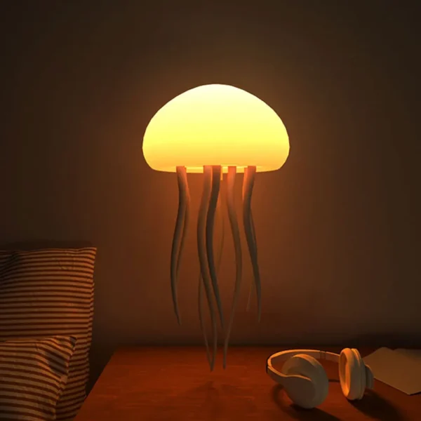 Jellyfish Light Voice Control Atmosphere Night Lights Type-C Charging Bedside Lamp Flexible Tentacles for Holiday Children Gifts - Image 10