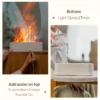 KINSCOTER Essential Oil Aroma Diffuser Flame Air Humidifier Ultrasonic Cool Mist Difusor with RGB Realistic Fire Night Light - Image 10