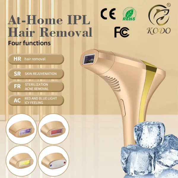 KODO 2024 High-end customization ice Laser Hair removal Laser Epilator Permanent IPL Painless Photoepilator 4 in 1 face and body - Image 2