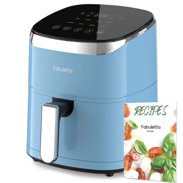 Air Fryer, Fabuletta 4.2QT Air Fryer Oven With 9 Customizable Cooking Programs,Tempered Glass Display, Dishwasher-Safe Nonstick - Image 5