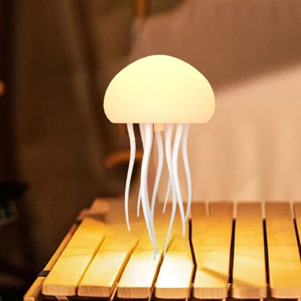 Jellyfish Light Voice Control Atmosphere Night Lights Type-C Charging Bedside Lamp Flexible Tentacles for Holiday Children Gifts - Image 6