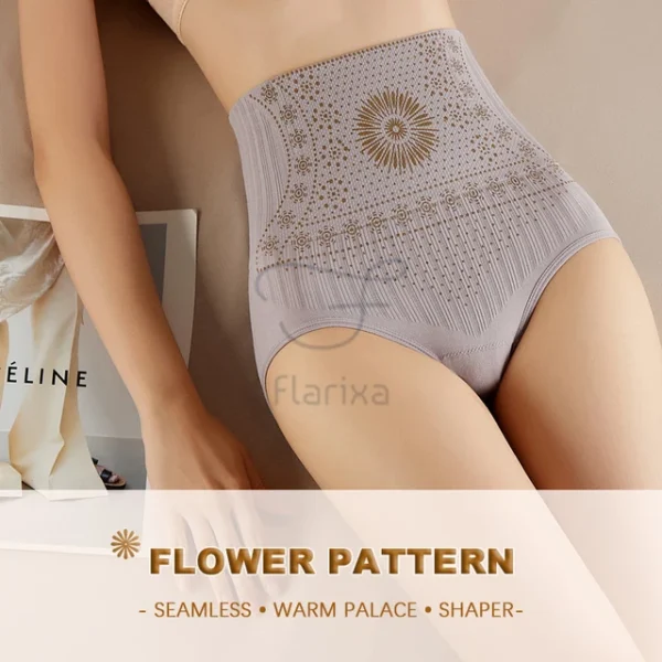 Flarixa High Waist Seamless Shaping Briefs Slimming Panties Women Faja Postpartum Abdominal Pants Body Shaper Underwear Slimmer - Image 7
