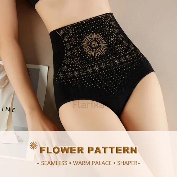 Flarixa High Waist Seamless Shaping Briefs Slimming Panties Women Faja Postpartum Abdominal Pants Body Shaper Underwear Slimmer - Image 5