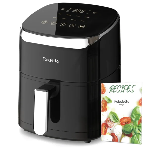 Air Fryer, Fabuletta 4.2QT Air Fryer Oven With 9 Customizable Cooking Programs,Tempered Glass Display, Dishwasher-Safe Nonstick - Image 12