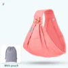 Baby Wrap Newborn Sling Dual Use Infant Nursing Cover Carrier Mesh Fabric Breastfeeding Carriers Up To 130 Lbs (0-36M) - Image 20