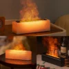KINSCOTER Essential Oil Aroma Diffuser Flame Air Humidifier Ultrasonic Cool Mist Difusor with RGB Realistic Fire Night Light - Image 9