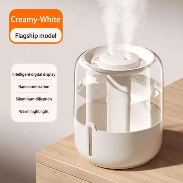 Xiaomi MIJIA 6.8L Large Capacity Humidifier USB Double Spray Low Noise Home Bedroom Office Night Light Essential Oil Diffuser - Image 9