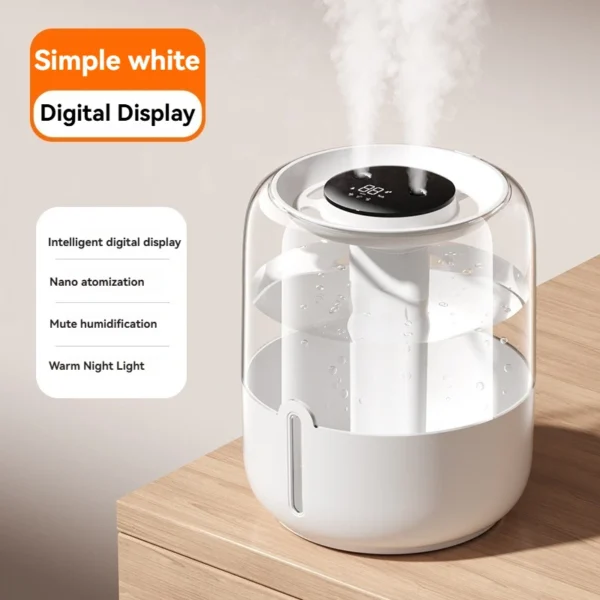 Xiaomi MIJIA 6.8L Large Capacity Humidifier USB Double Spray Low Noise Home Bedroom Office Night Light Essential Oil Diffuser - Image 8