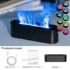 KINSCOTER Essential Oil Aroma Diffuser Flame Air Humidifier Ultrasonic Cool Mist Difusor with RGB Realistic Fire Night Light - Image 3