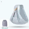 Baby Wrap Newborn Sling Dual Use Infant Nursing Cover Carrier Mesh Fabric Breastfeeding Carriers Up To 130 Lbs (0-36M) - Image 3
