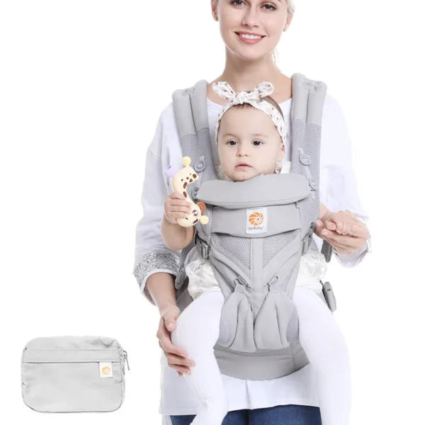 Baby Carrier 4 In 1 Ergonomic Kangaroo Design Sling for 0-36 Months Newborn Infants from 3.2KG to 20KG - Image 16