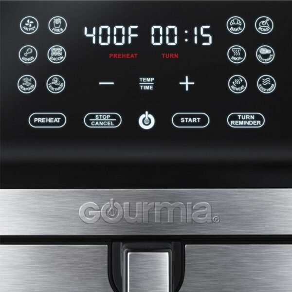 Gourmia 8-Quart Digital Air Fryer, with 12 One-Touch Functions - Image 4