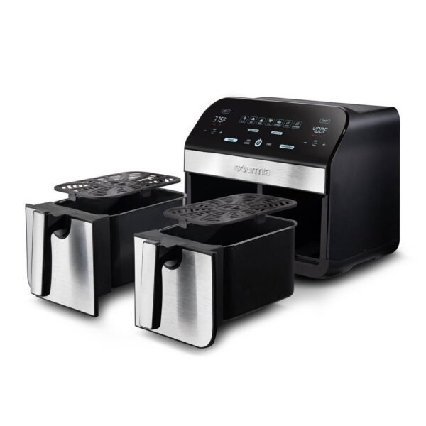 Gourmia 10-Qt. Dual Basket Digital Air Fryer with Smart Finish and Match Cook - Image 5