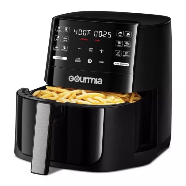 Gourmia 6-qt. Air Fryer - 12 One-Touch Cooking Functions include a variety - Image 4