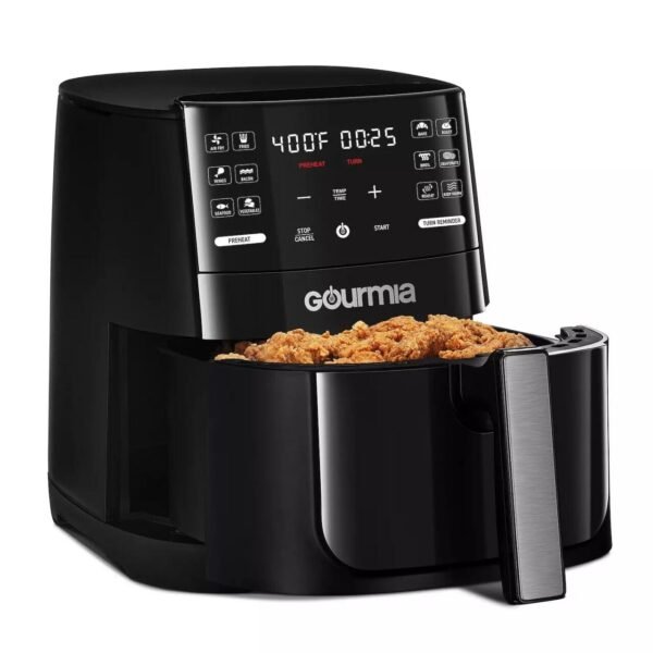 Gourmia 6-qt. Air Fryer - 12 One-Touch Cooking Functions include a variety - Image 5